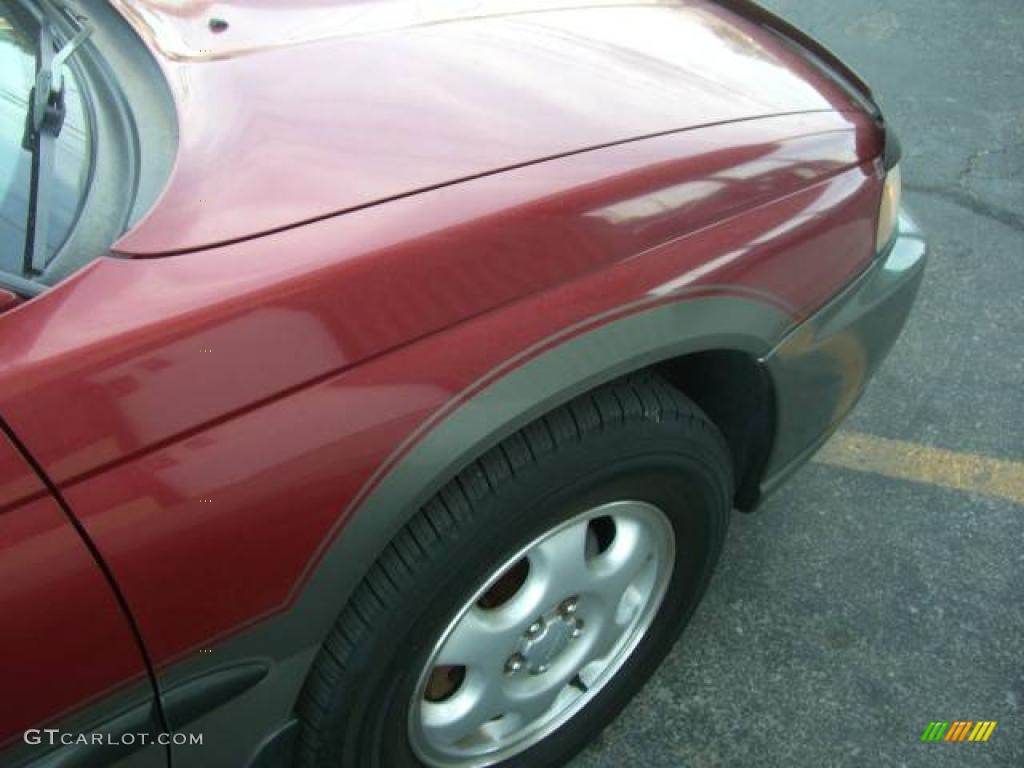 1997 Legacy Outback Wagon - Ruby Pearl / Grey photo #17