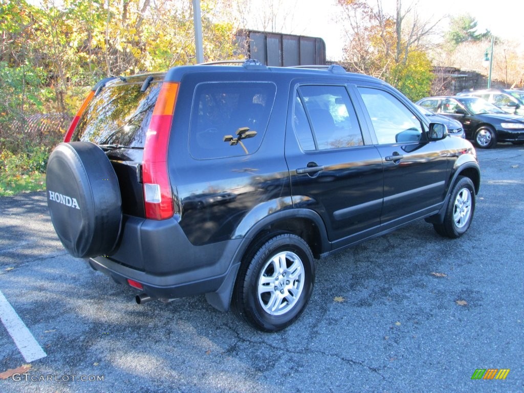 2002 CR-V EX 4WD - Nighthawk Black Pearl / Black photo #6