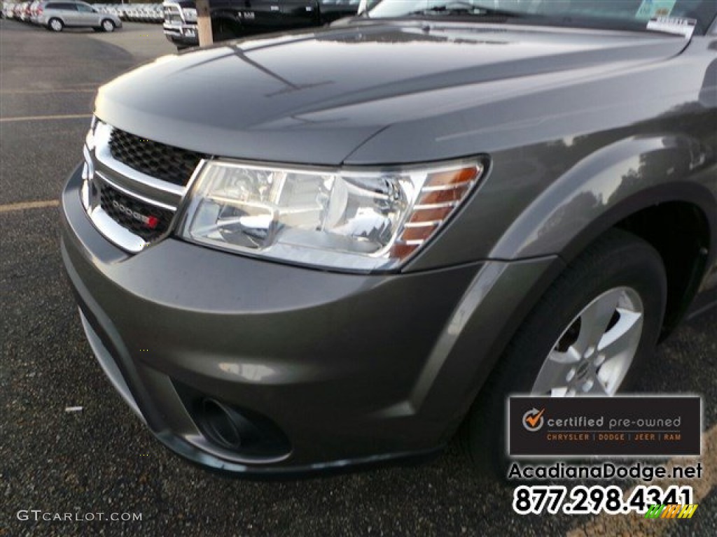 2012 Journey SXT - Storm Grey Pearl / Black/Light Frost Beige photo #2