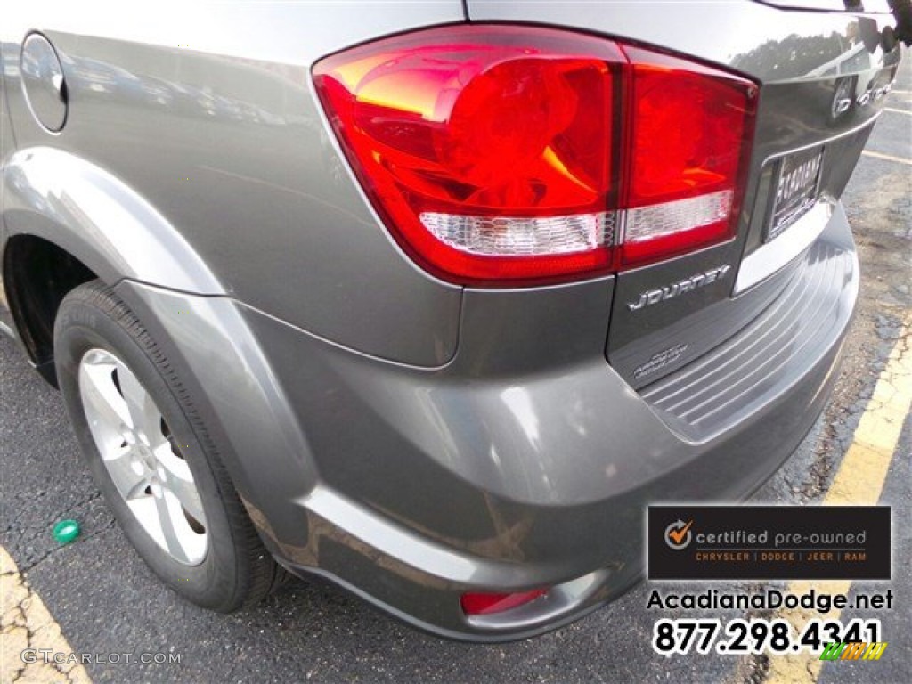 2012 Journey SXT - Storm Grey Pearl / Black/Light Frost Beige photo #5