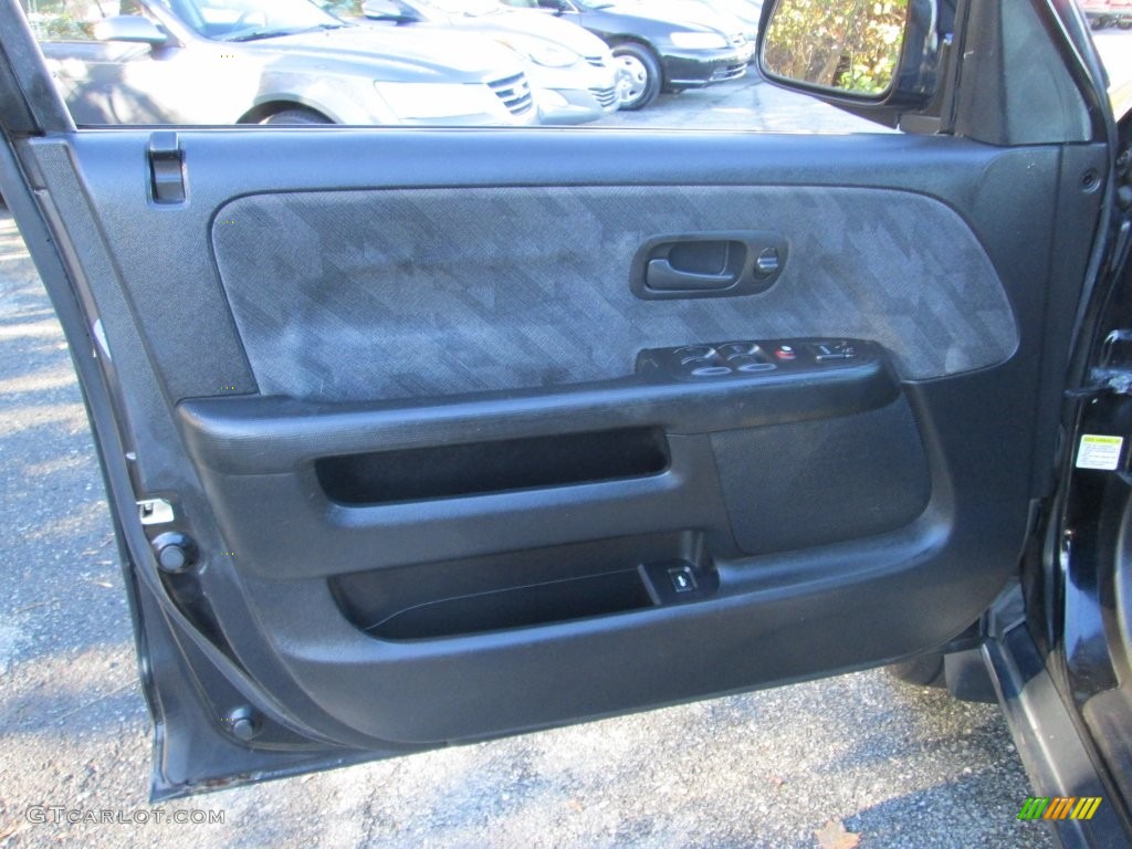 2002 CR-V EX 4WD - Nighthawk Black Pearl / Black photo #13