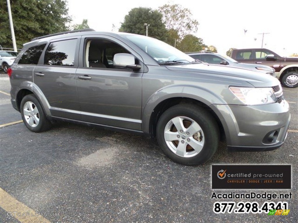2012 Journey SXT - Storm Grey Pearl / Black/Light Frost Beige photo #11