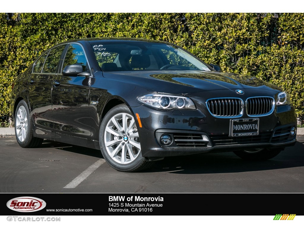 2016 5 Series 535d Sedan - Dark Graphite Metallic / Black photo #1