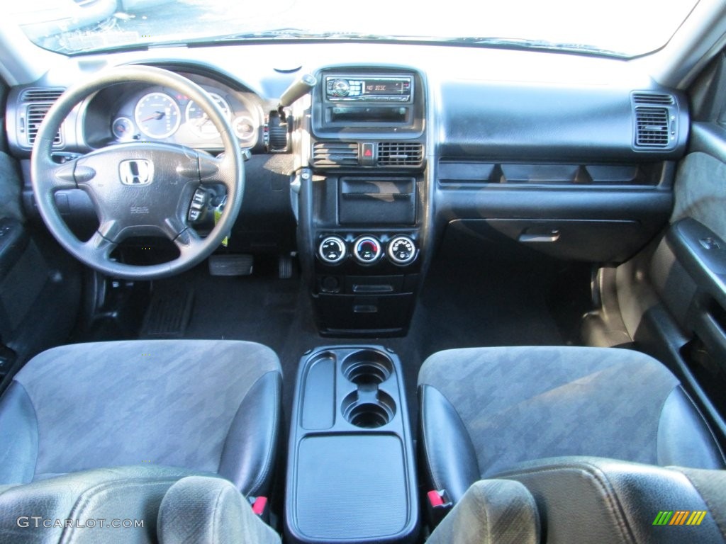 2002 CR-V EX 4WD - Nighthawk Black Pearl / Black photo #24