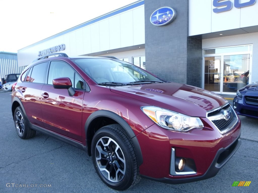 2016 Crosstrek 2.0i Premium - Venetian Red Pearl / Ivory photo #1