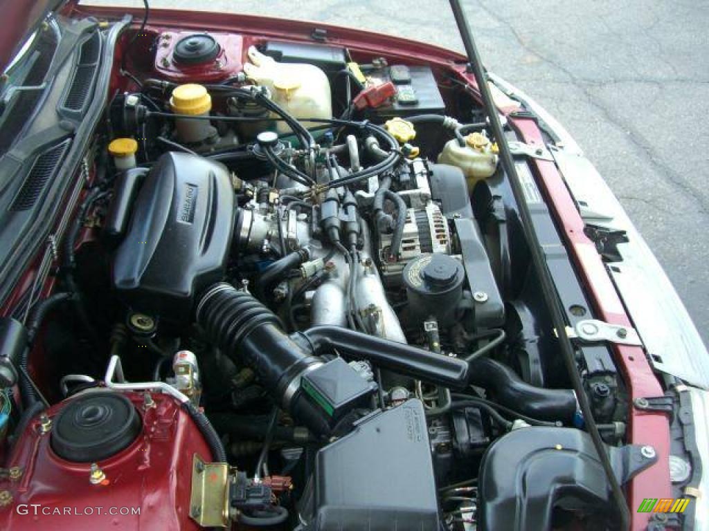 1997 Legacy Outback Wagon - Ruby Pearl / Grey photo #39