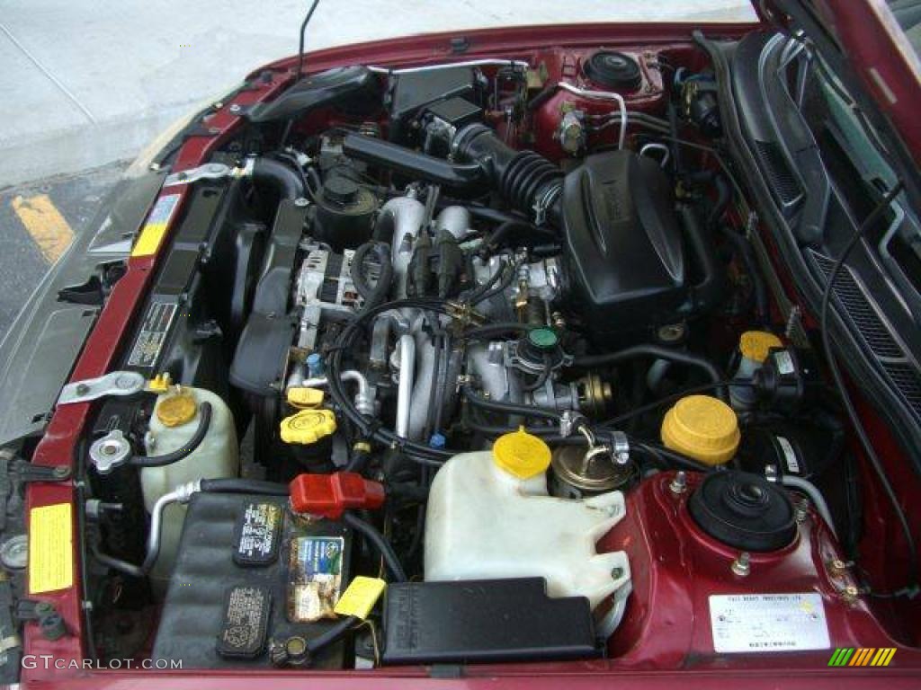1997 Legacy Outback Wagon - Ruby Pearl / Grey photo #40