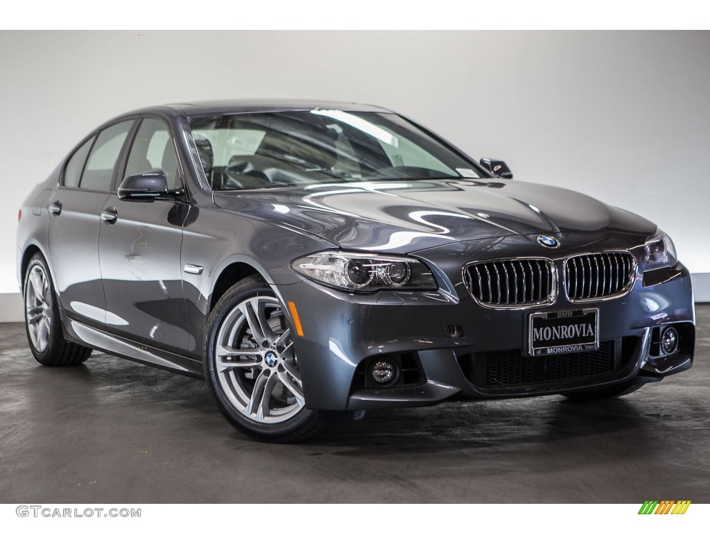 2016 5 Series 528i Sedan - Mineral Grey Metallic / Black photo #11