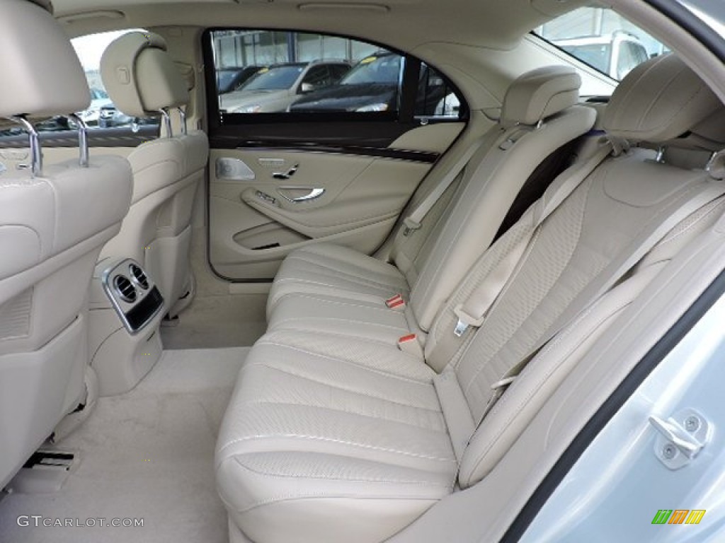 Silk Beige/Espresso Brown Interior 2016 Mercedes-Benz S 550 4Matic Sedan Photo #108887819