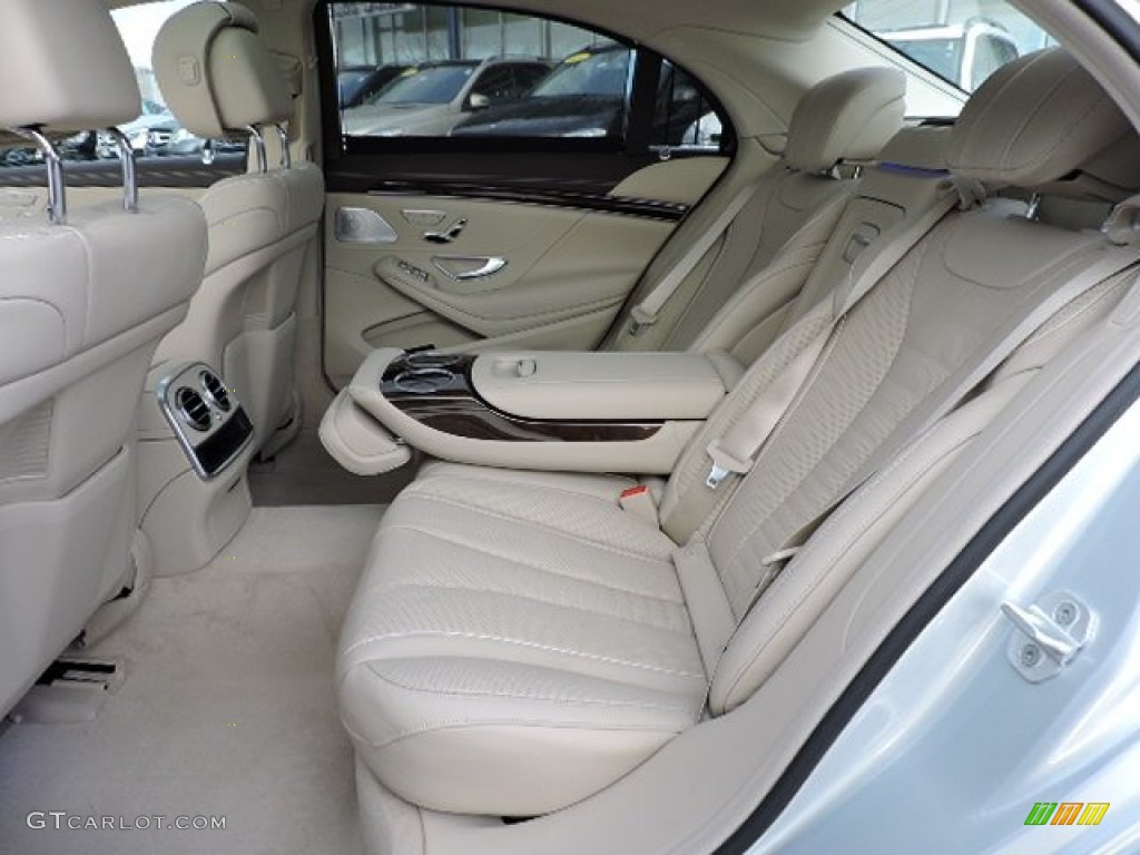 2016 Mercedes-Benz S 550 4Matic Sedan Rear Seat Photo #108887846