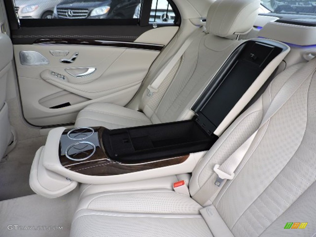 Silk Beige/Espresso Brown Interior 2016 Mercedes-Benz S 550 4Matic Sedan Photo #108887888