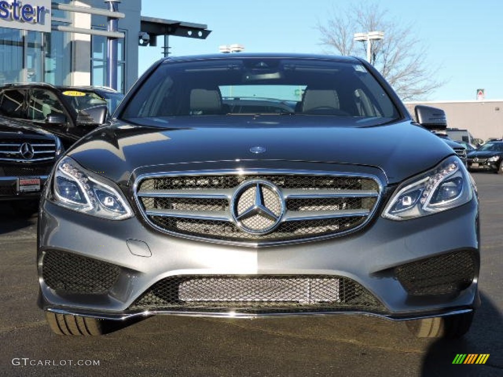 2016 E 350 4Matic Sedan - Steel Grey Metallic / Black photo #2