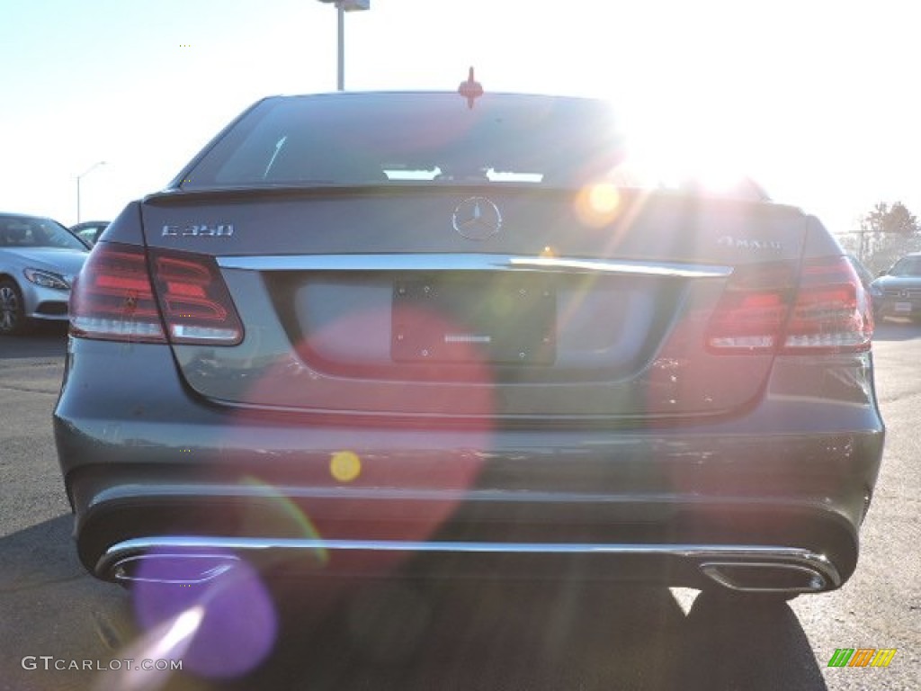 2016 E 350 4Matic Sedan - Steel Grey Metallic / Black photo #4