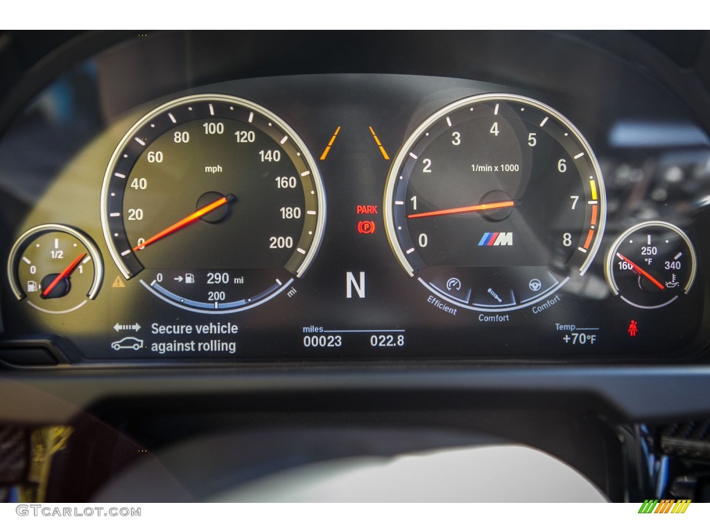 2016 BMW X5 M xDrive Gauges Photo #108888446
