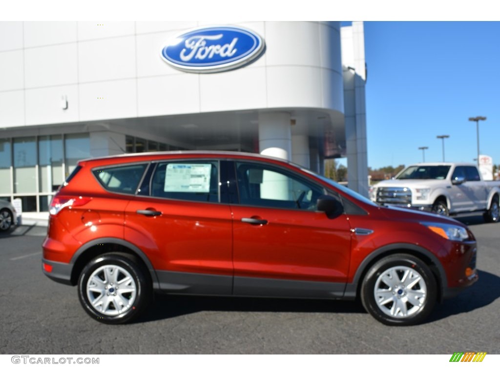 2016 Escape S - Sunset Metallic / Charcoal Black photo #2