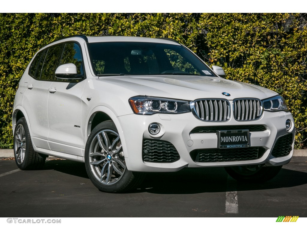 2016 X3 xDrive35i - Alpine White / Black photo #12