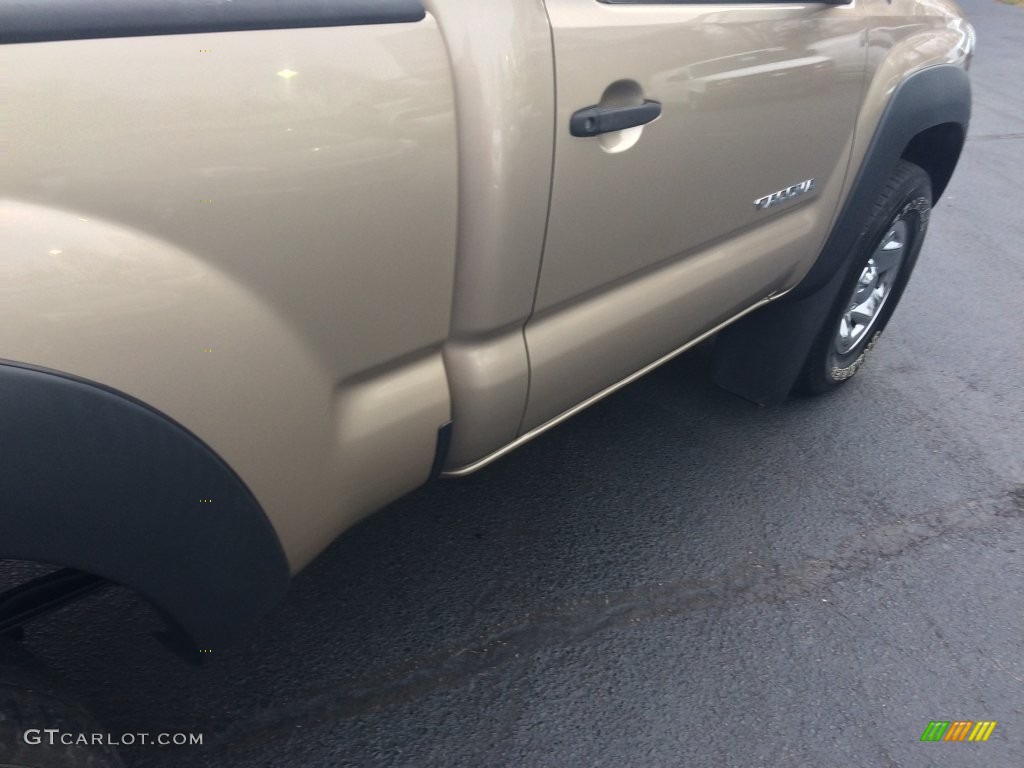 2008 Tacoma Regular Cab 4x4 - Desert Sand Mica / Graphite Gray photo #24