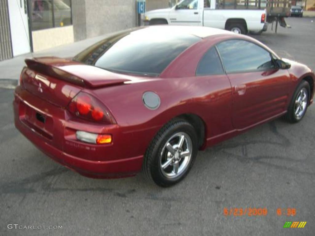 2000 Eclipse RS Coupe - Saronno Red / Black photo #3