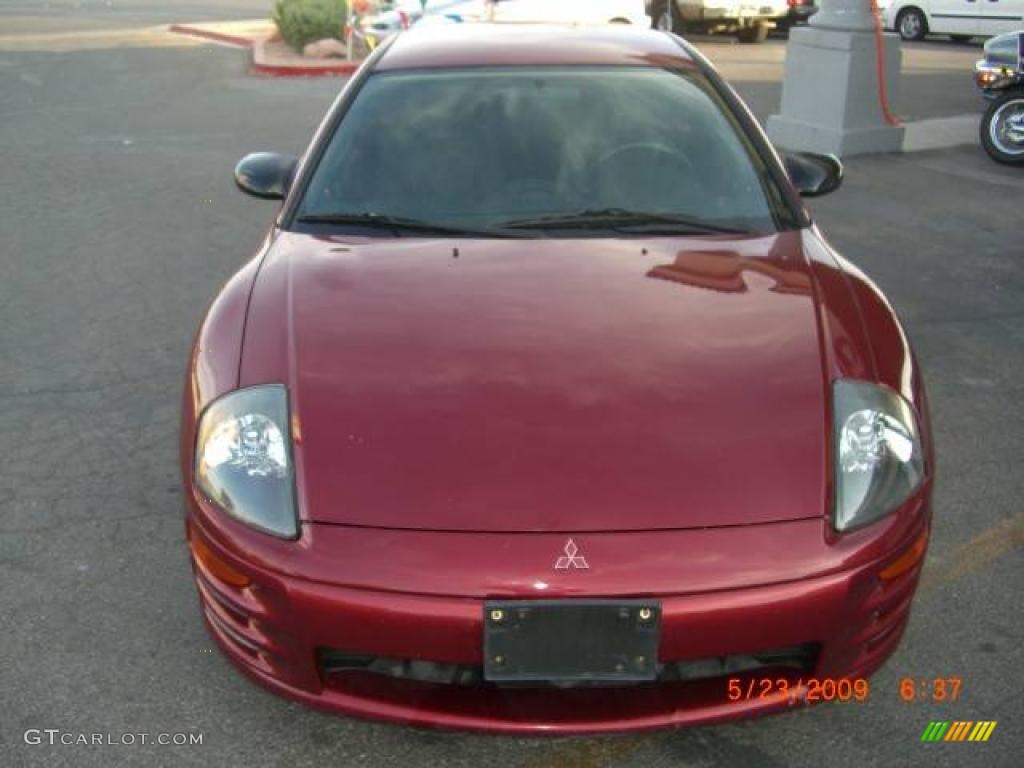 2000 Eclipse RS Coupe - Saronno Red / Black photo #4