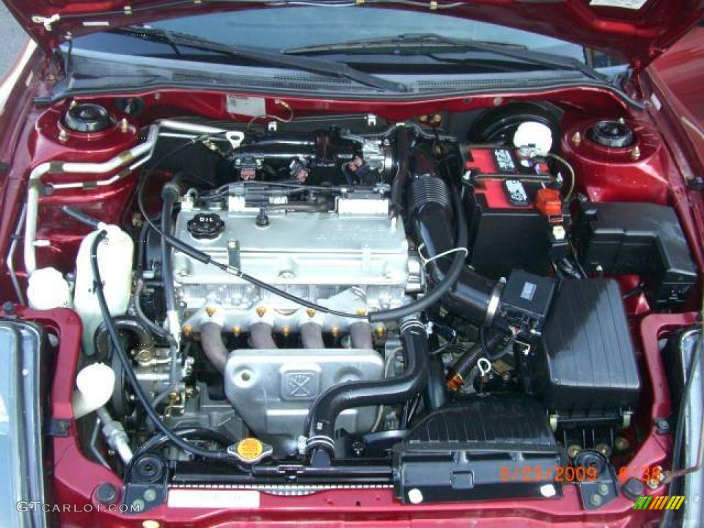 2000 Eclipse RS Coupe - Saronno Red / Black photo #7