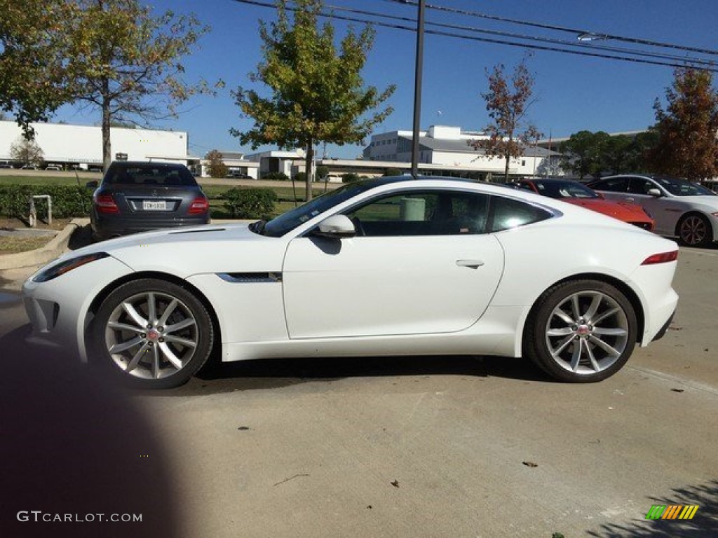 Polaris White 2015 Jaguar F-TYPE S Coupe Exterior Photo #108893387