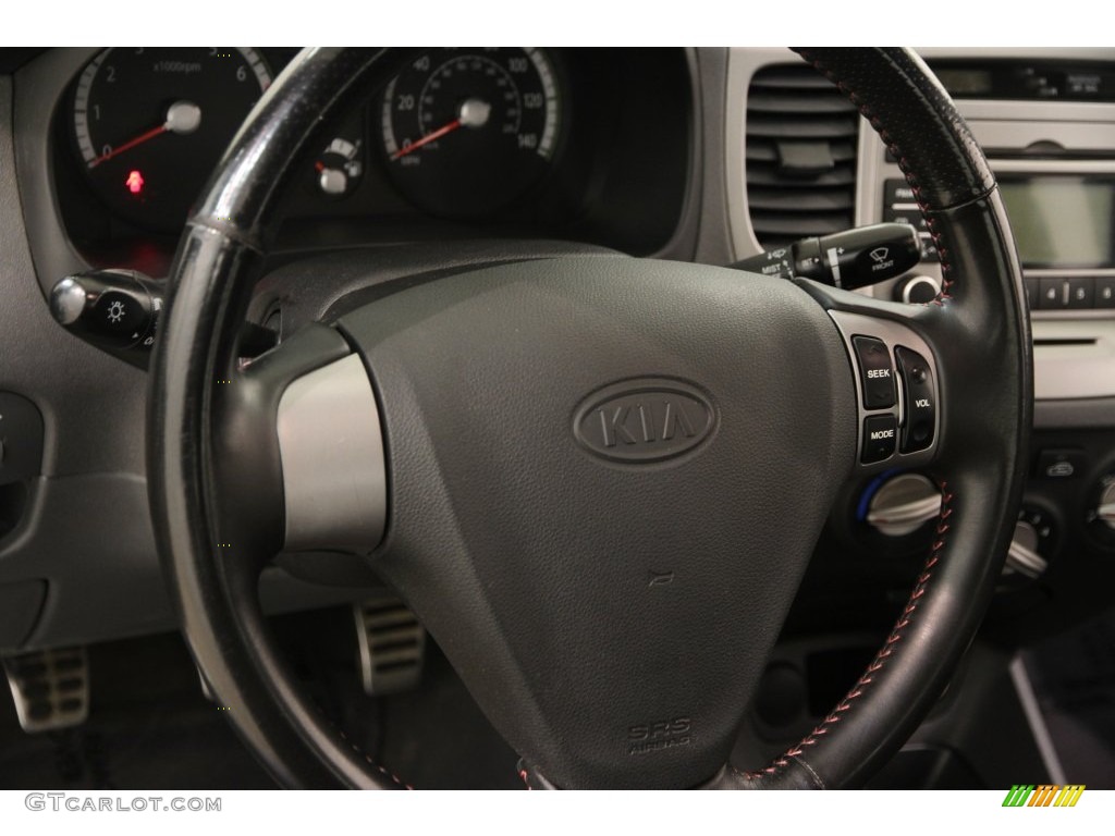 2009 Rio LX Sedan - Sapphire Blue / Gray photo #6