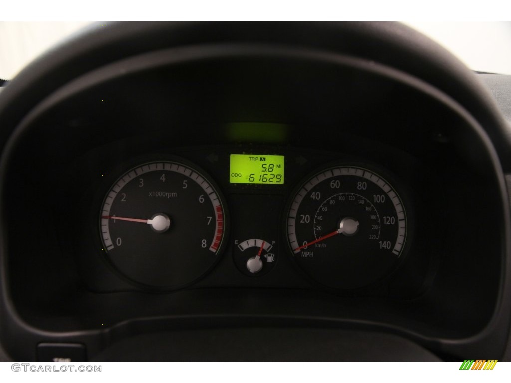2009 Rio LX Sedan - Sapphire Blue / Gray photo #7