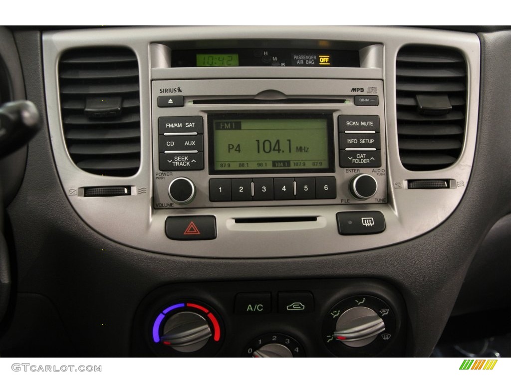 2009 Rio LX Sedan - Sapphire Blue / Gray photo #8