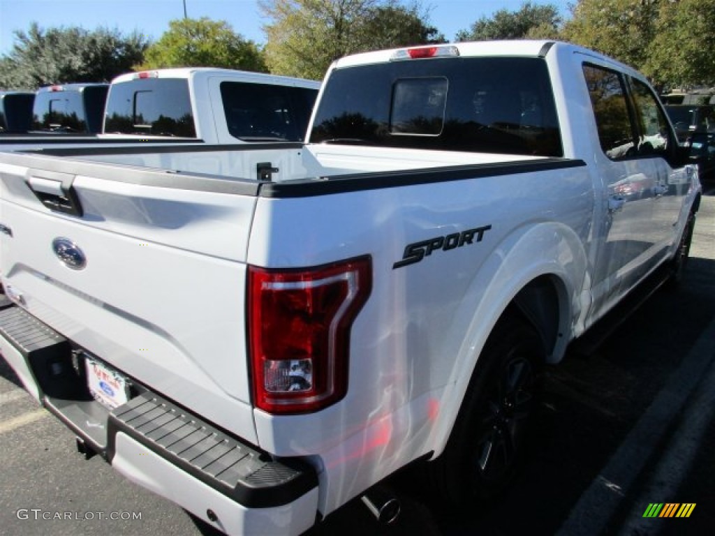 2016 F150 XLT SuperCrew - Oxford White / Black photo #8