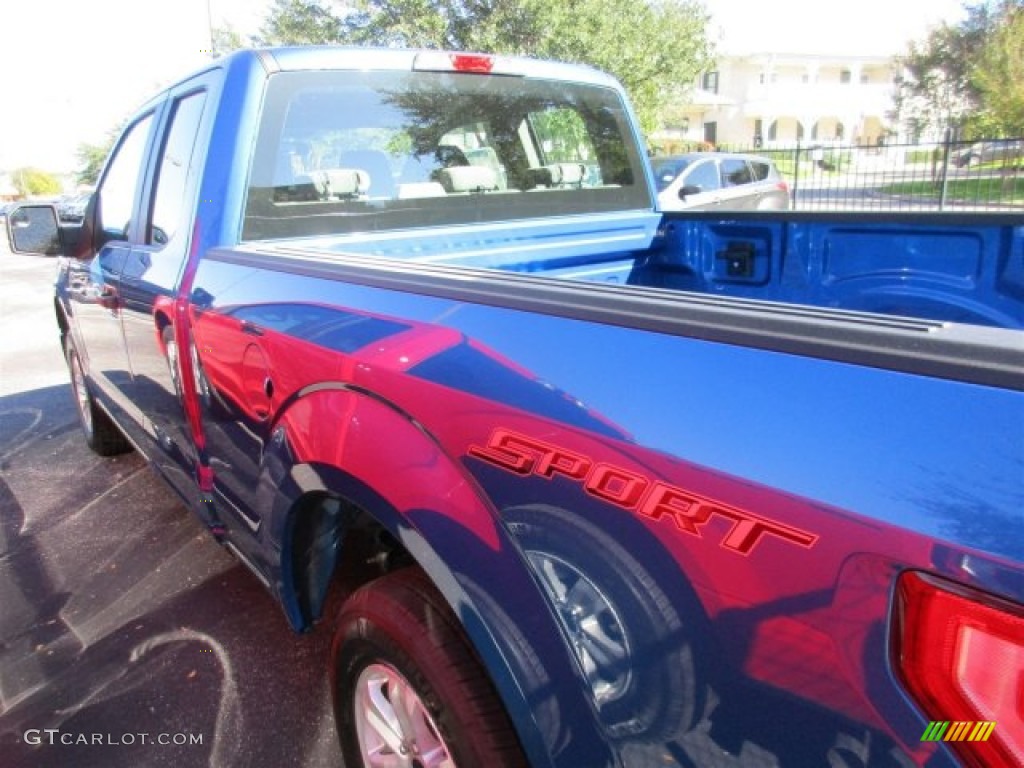 2016 F150 XL SuperCab - Blue Flame / Medium Earth Gray photo #5