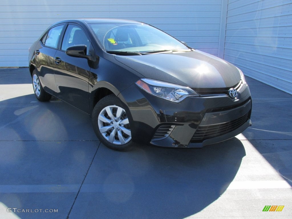 Black Sand Pearl 2016 Toyota Corolla LE Exterior Photo #108895985