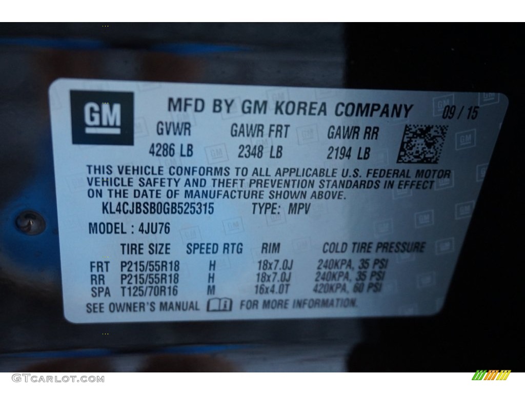 2016 Encore Convenience - Rosewood Metallic / Ebony photo #14