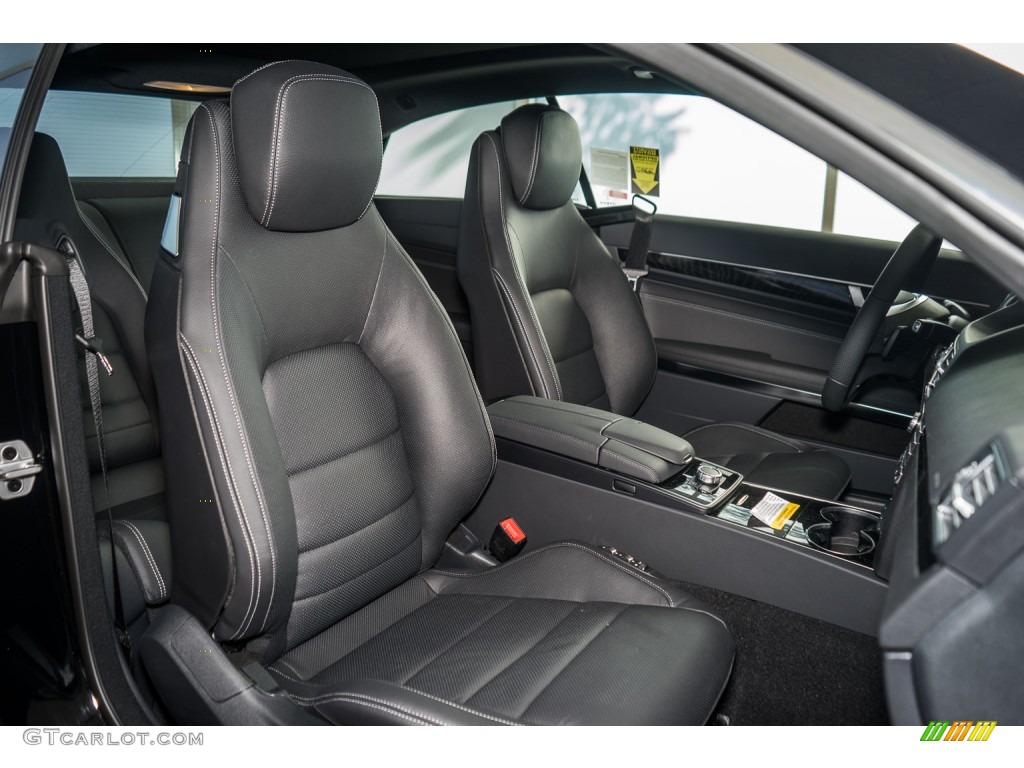 Black Interior 2016 Mercedes-Benz E 400 4Matic Sedan Photo #108898061