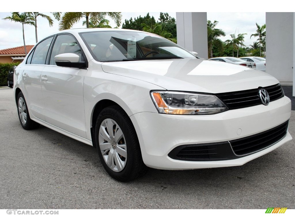 Candy White 2013 Volkswagen Jetta SE Sedan Exterior Photo #108898490