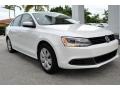 Candy White 2013 Volkswagen Jetta SE Sedan Exterior