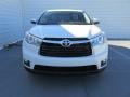 2015 Blizzard Pearl White Toyota Highlander XLE  photo #8