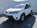 2015 Super White Toyota RAV4 LE  photo #7