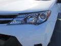 2015 Super White Toyota RAV4 LE  photo #9