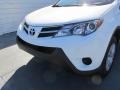 2015 Super White Toyota RAV4 LE  photo #10