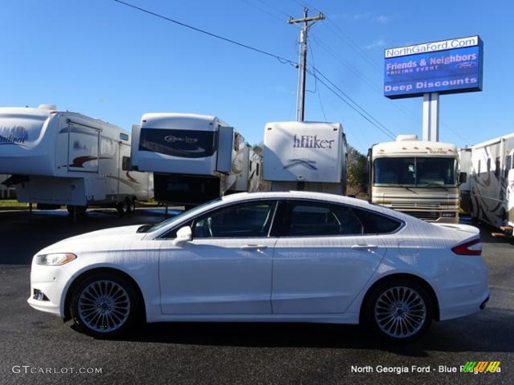 2013 Fusion Titanium - White Platinum Metallic Tri-coat / Charcoal Black photo #2