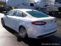 2013 White Platinum Metallic Tri-coat Ford Fusion Titanium  photo #3