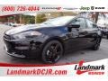 2016 Pitch Black Dodge Dart SXT Rallye Blacktop  photo #1