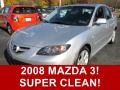 Sunlight Silver Metallic 2008 Mazda MAZDA3 s Sport Sedan