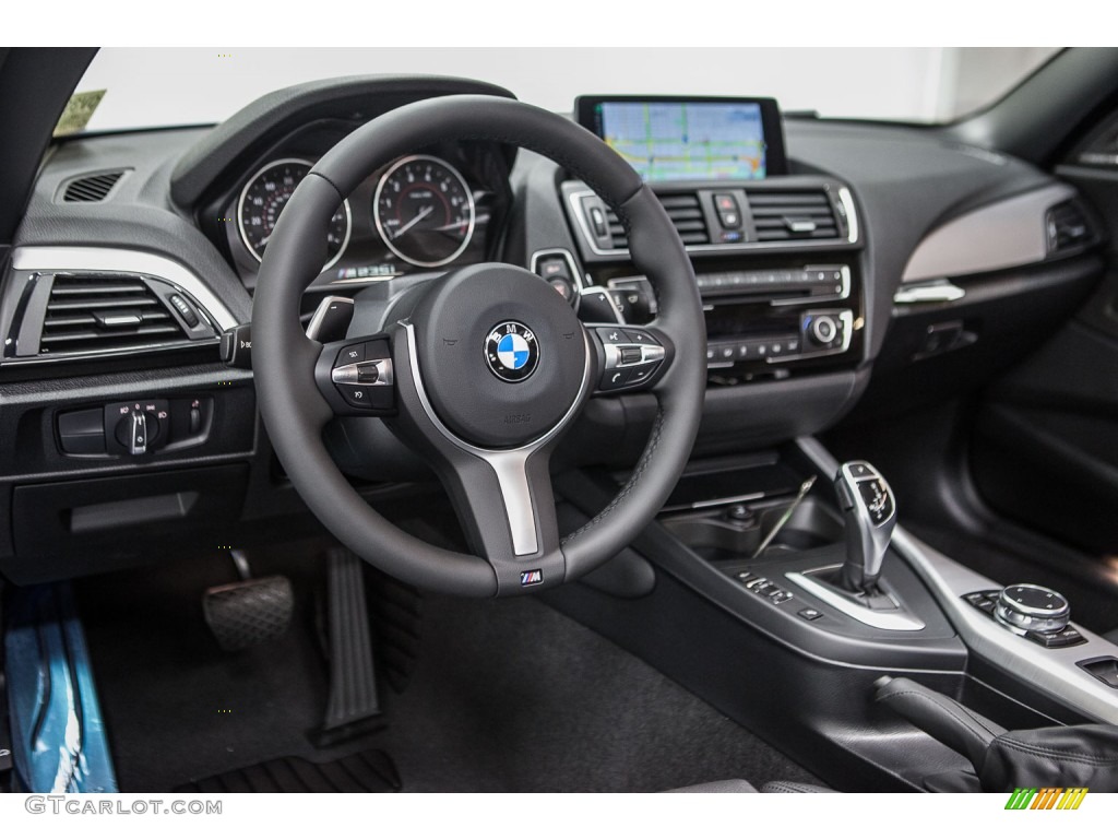 Black Interior 2016 BMW M235i Convertible Photo #108906569