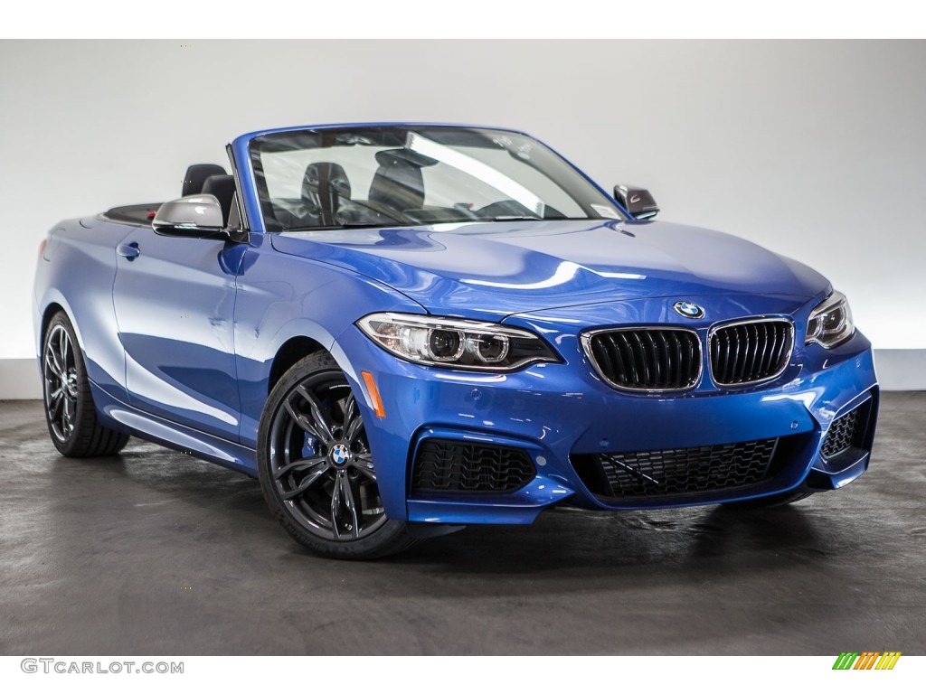 Estoril Blue Metallic 2016 BMW M235i Convertible Exterior Photo #108906767