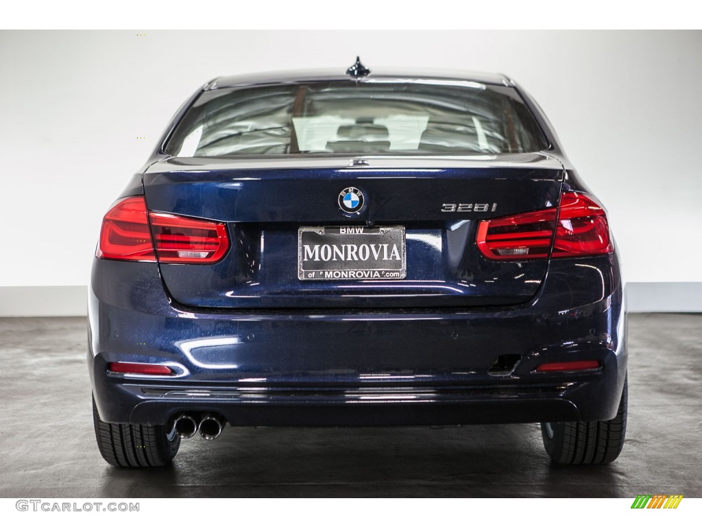 2016 3 Series 328i Sedan - Imperial Blue Metallic / Black photo #2