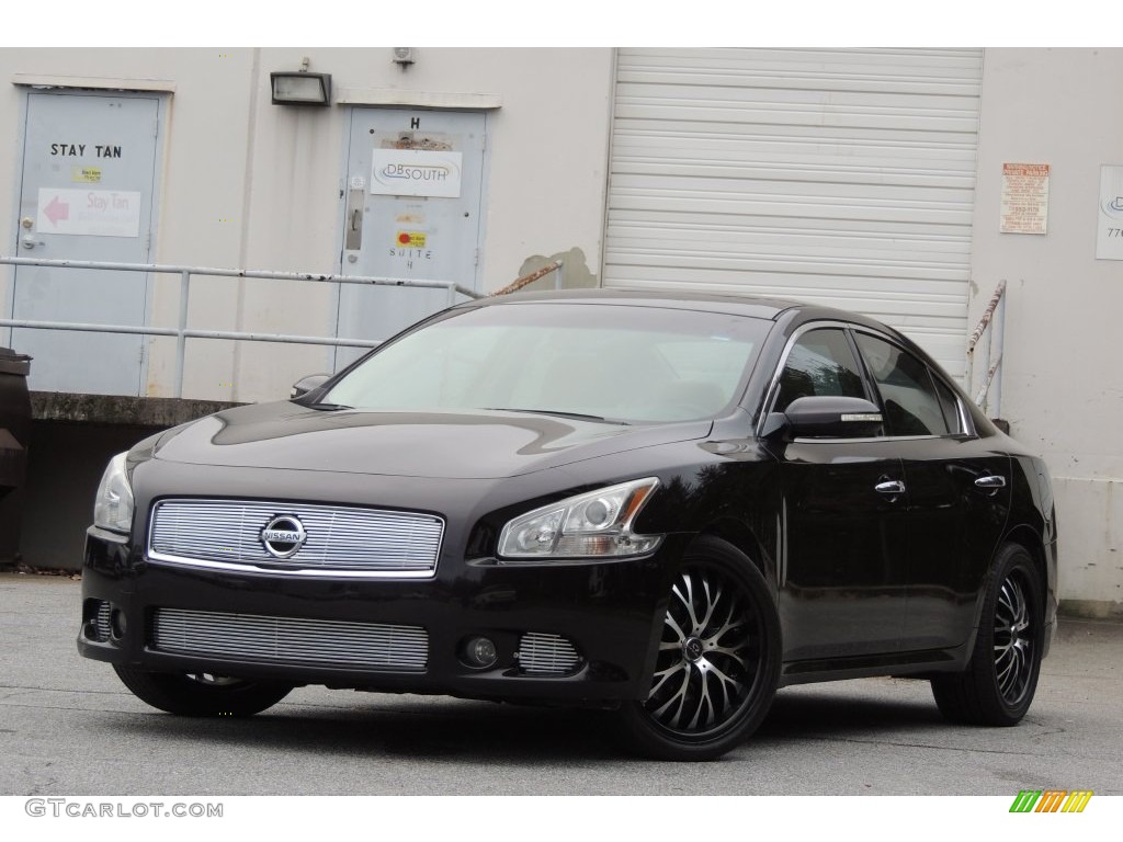 2010 Maxima 3.5 S - Tuscan Sun Red / Caffe Latte photo #2