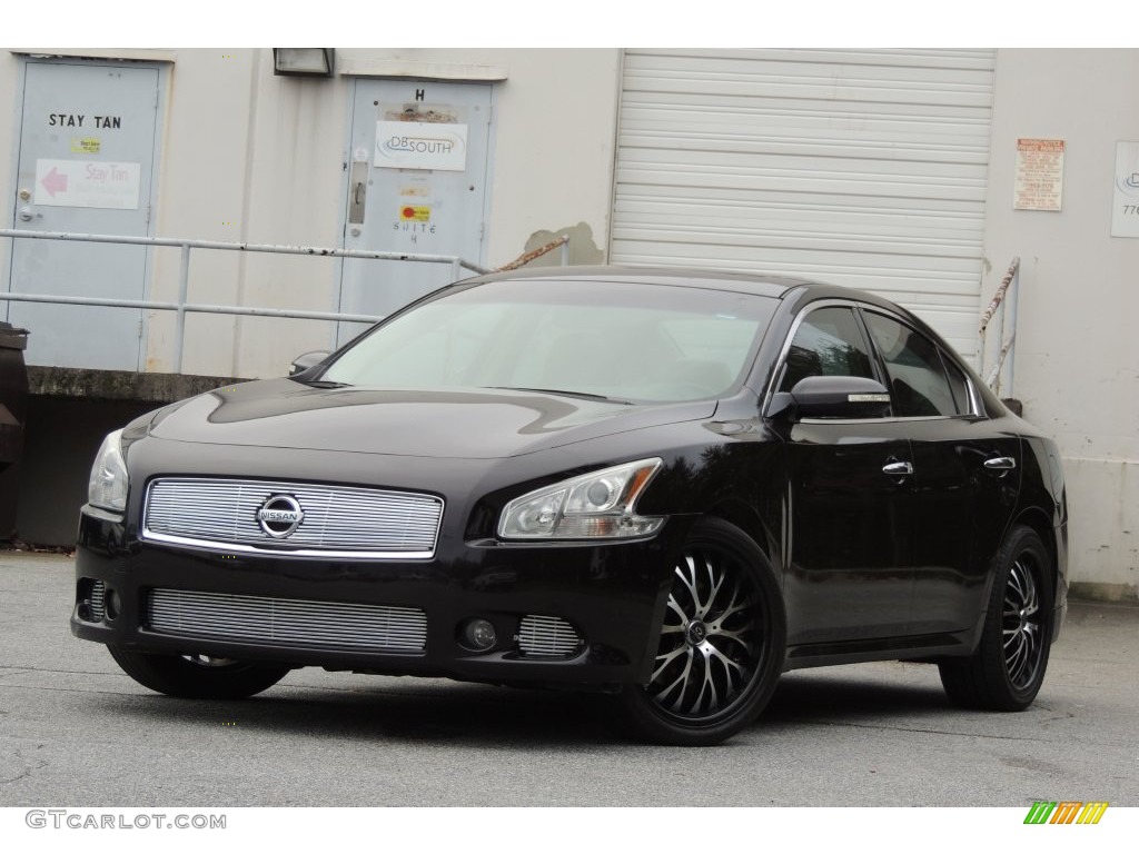 2010 Maxima 3.5 S - Tuscan Sun Red / Caffe Latte photo #3