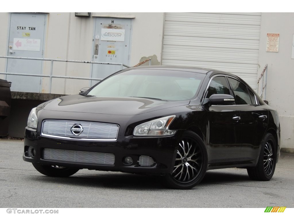 2010 Maxima 3.5 S - Tuscan Sun Red / Caffe Latte photo #4