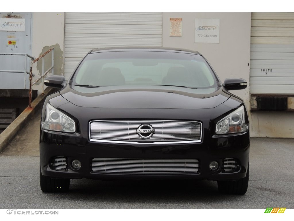 2010 Maxima 3.5 S - Tuscan Sun Red / Caffe Latte photo #7